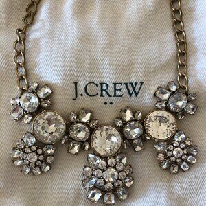 J.Crew rhinestone statement necklace